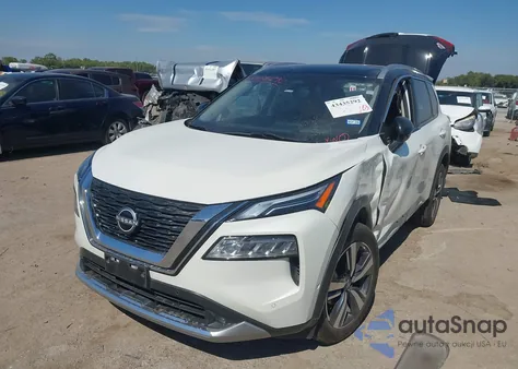 2022 Nissan Rogue Platinum Fwd z USA, uszkodzony, nr VIN JN8BT3DC6NW118357